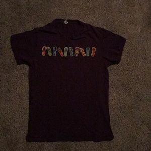 Purple sanibel island t shirt